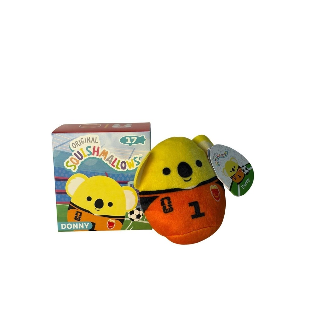 McDonalds Happy Meal toy Squishmallows #17 Donny FIFA Soccer Plush with Box